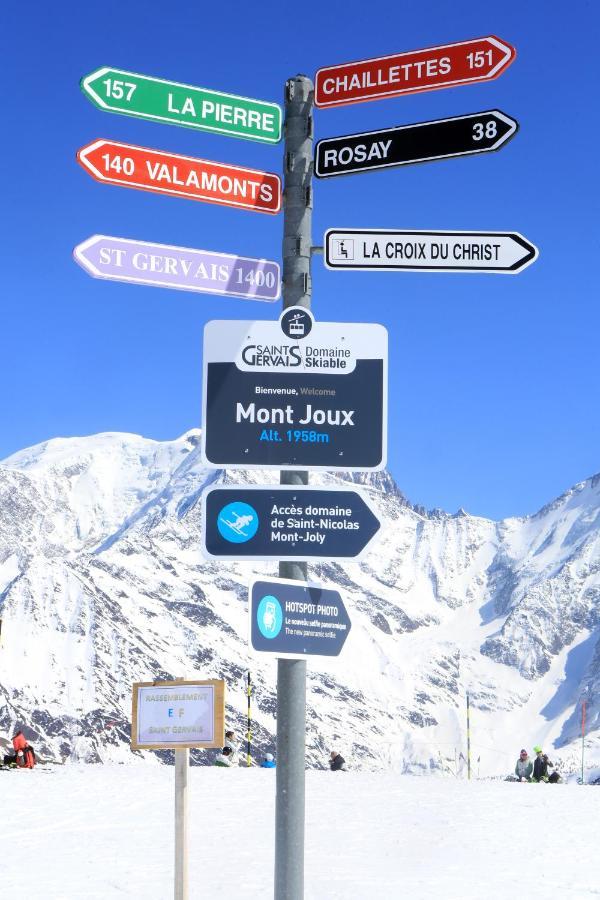 Saint-Gervais Apartment Next To Bettex Ski Lift Exterior foto